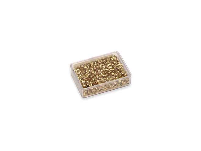 Etiket ogen messing - 1000 stuks