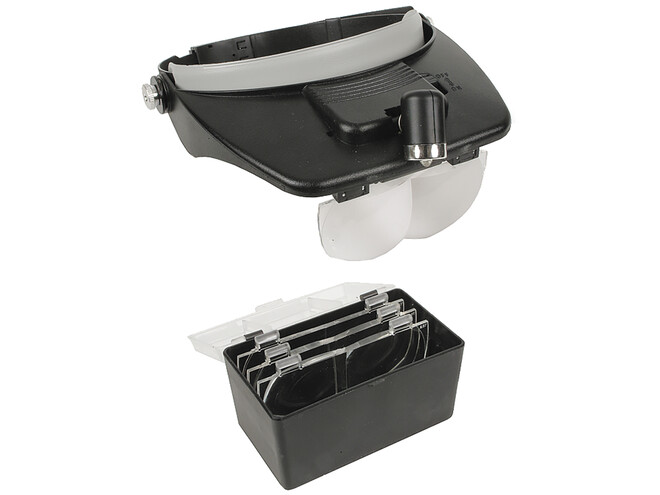 LOUPE CASQUE AVEC LAMPE