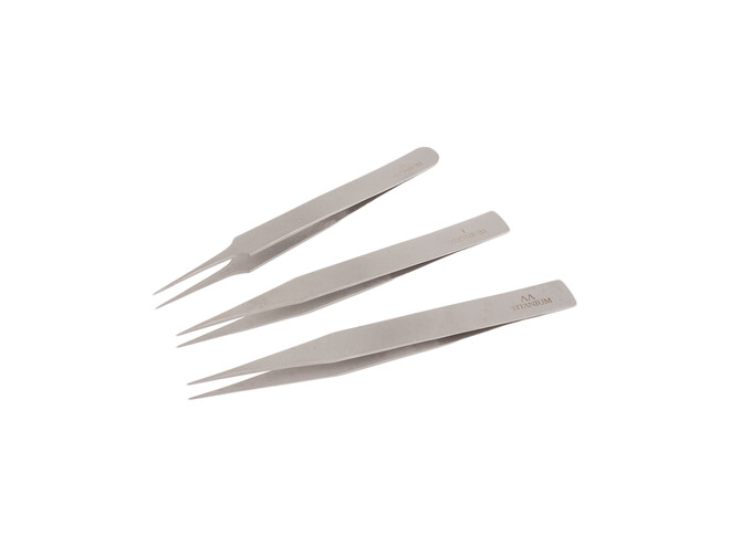 SET DE PINCETTES TITANE 125 MM