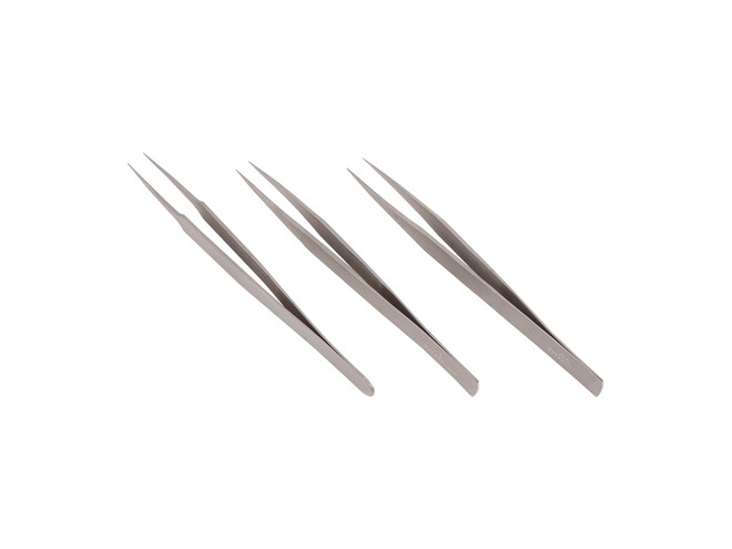 SET DE PINCETTES TITANE 125 MM