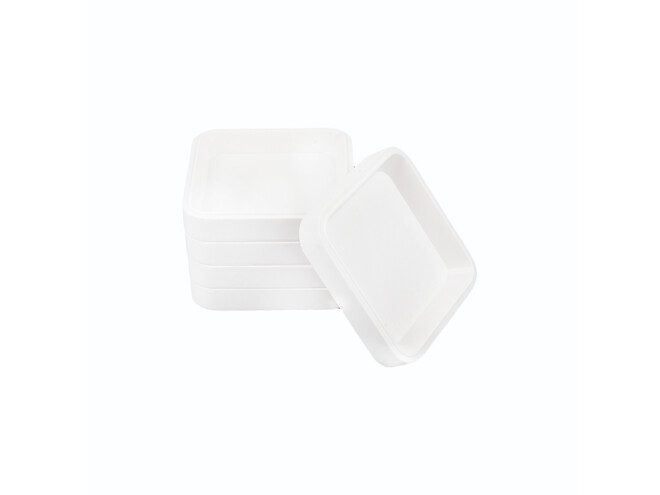 Set van 5 sorteerbakjes vierkant