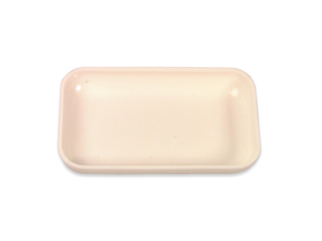 Sorteerbak van wit plastic 100 X 60 mm