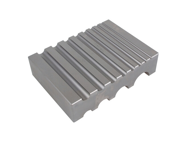 Scharnierank halfrond plat