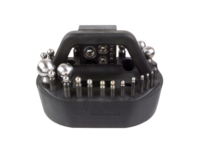 SET DE 21 BOUTEROLLES DURSTON + DÉ À EMBOUTIR