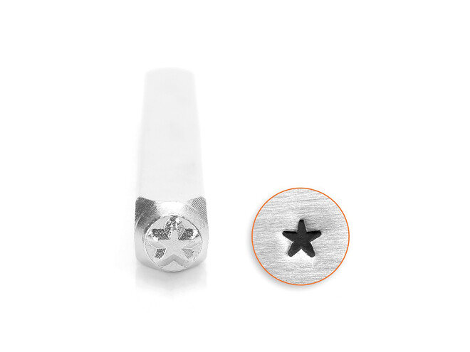 Stempel solid star 3 mm - ImpressArt