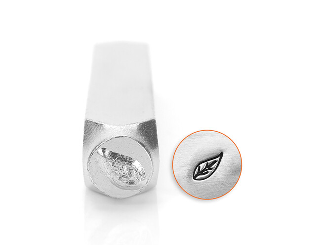 POINÇON DESIGN -FEUILLE DROITE-6 MM