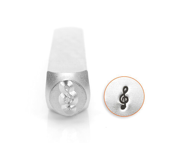 ESTAMPILLAGE CLEF DE SOL 6 MM IMPRESS ART
