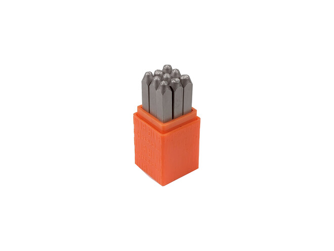 SET DE POINÇONS PONCTUATIONS 3 MM