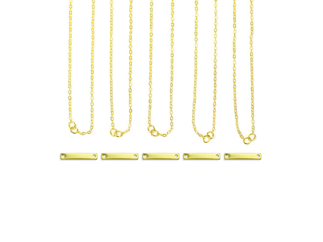 RECTANGLES LAITON JEWELRY KIT