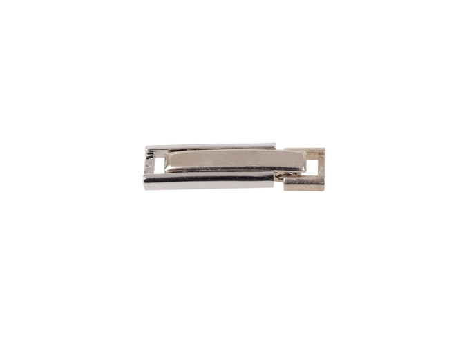 FERMOIR REGLABLE PLAQUE OR 5,0 X 12 MM