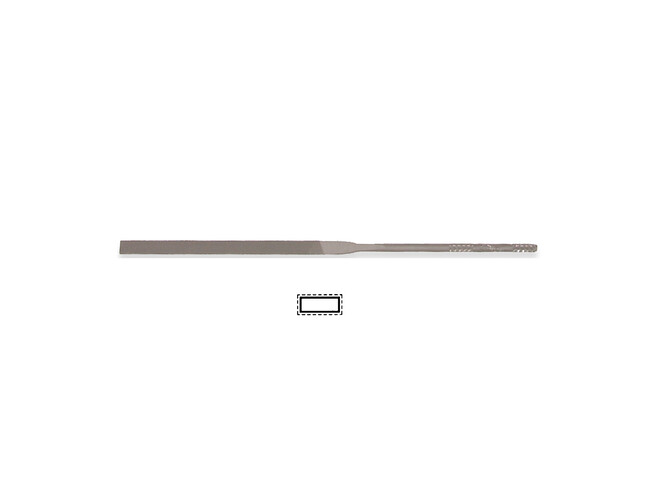 LIME AIGUILLE PLATE 140 MM GRAIN 2 DICK