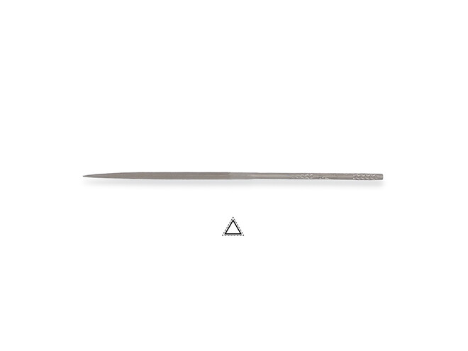 LIME AIGUILLE TRIANGLE 100 MM GRAIN 3 DICK