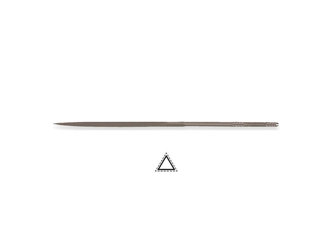 LIME AIGUILLE TRIANGLE 140 MM GRAIN 2 DICK