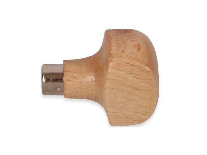 MANCHE EN BOIS -CHAMPIGNON APLATI
