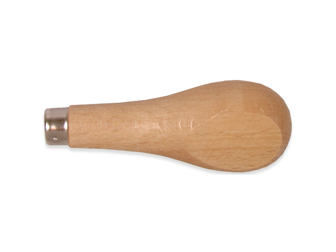 MANCHE EN BOIS OVAL LONG APLATI