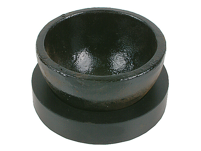 BOL A CISELER AVEC BASE CAOUTCHOUC 120 MM
