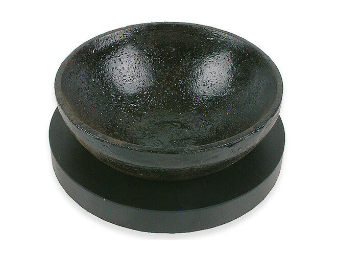BOL A CISELER AVEC BASE CAOUTCHOUC 185 MM