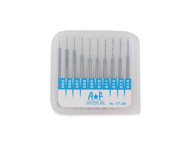 SET DE 10 FORETS WIDIA / 0,5 - 1,4 MM