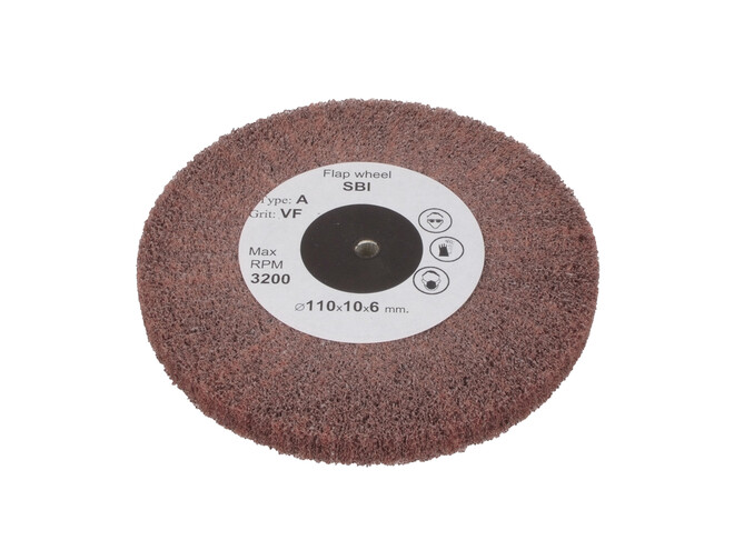 DISQUE FLANELLE 110X10 MM EXTRA FIN