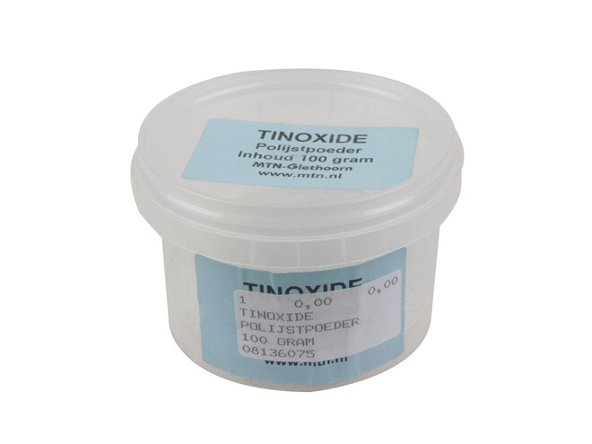 POUDRE À POLIR OXYDE D'ÉTAIN 100 GRAMMES