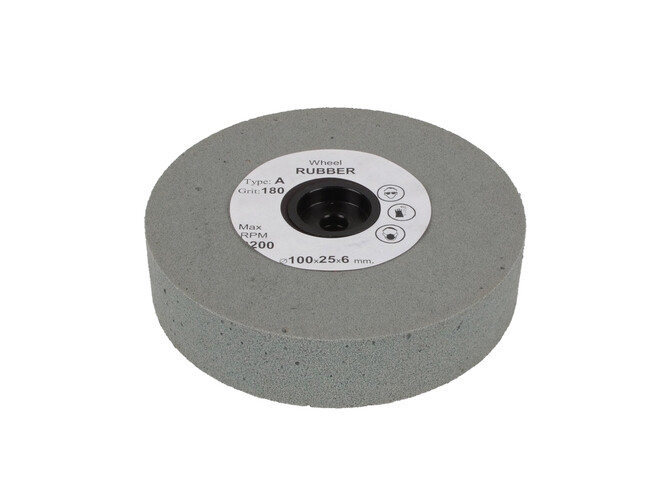 DISQUE CAOUTCHOUC DOUX - GRAIN 180