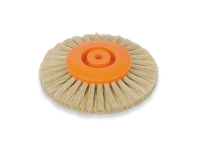 BROSSE BLANCHE 4 RANGS 80 MM - DOUCE