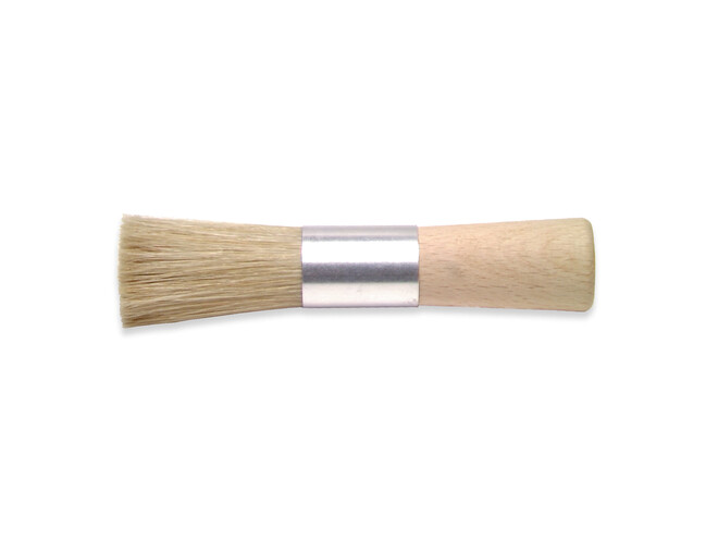 BROSSE A MAIN BLANCHE DOUCE 140 X 30 MM