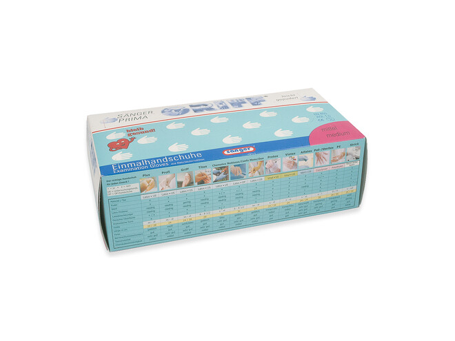 Doos rubber handschoenen large