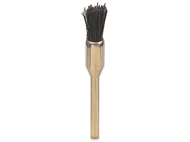 BROSSE PINCEAU NOIRE AVEC AXE
