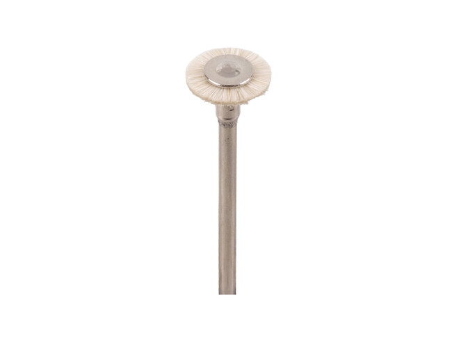 BROSSETTE HMB BLANCHE 10 MM AVEC AXE
