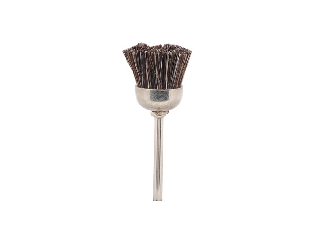 BROSSE HM CERCLE GRIS AVEC AXE