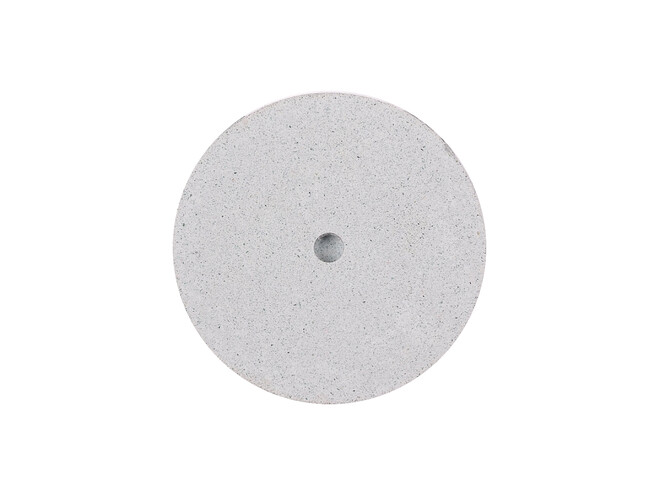 DISQUE CAOUTCHOUC 22 X 1 MM BLANC