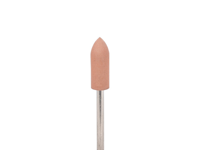 POINTE CAOUTCHOUC 6X16 MM ROSE FIN
