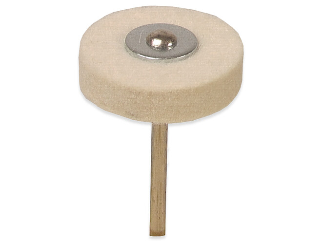 DISQUE HM FEUTRE AVEC AXE 22 X 5 MM