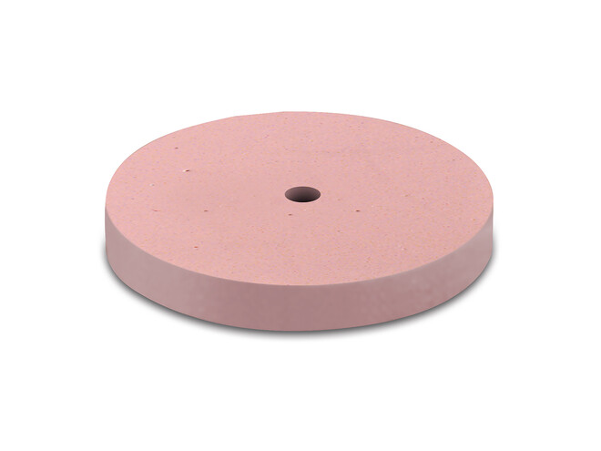 DISQUE SILICONE 22 X 6 MM ROSE