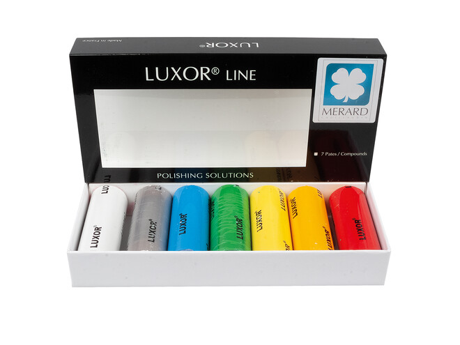 ASSORTIMENT DE 7 PATES A POLIR LUXOR