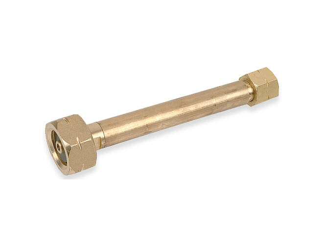 Vulpijp messing voor gasfles