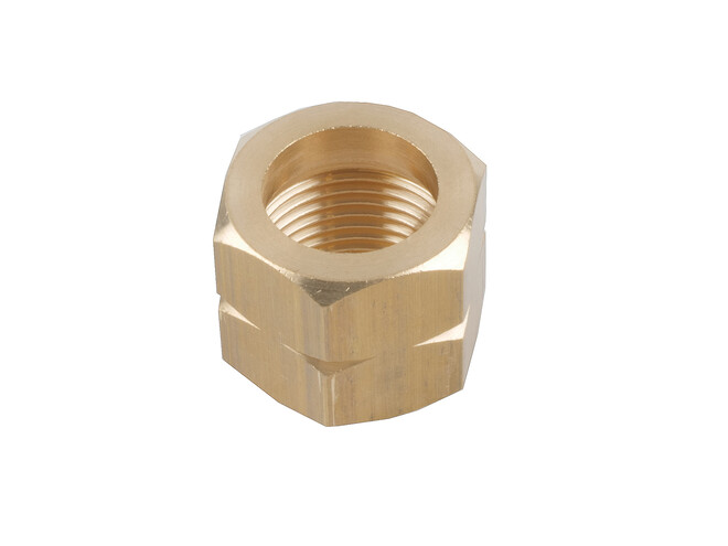 Wartelmoer messing - gas 3/8L