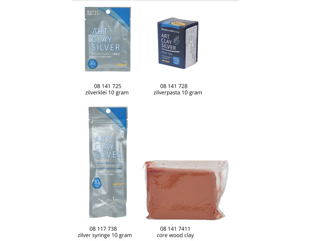 ART CLAY SILVER ASSORTIMENT.