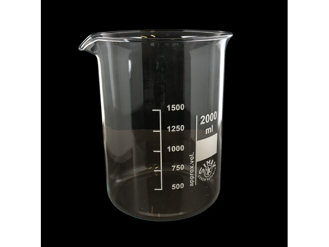 Bocal en verre 2 litres