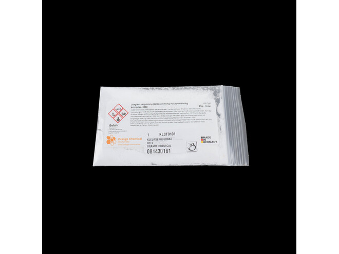 Bain de colorisation or jaune  Orange Chemical