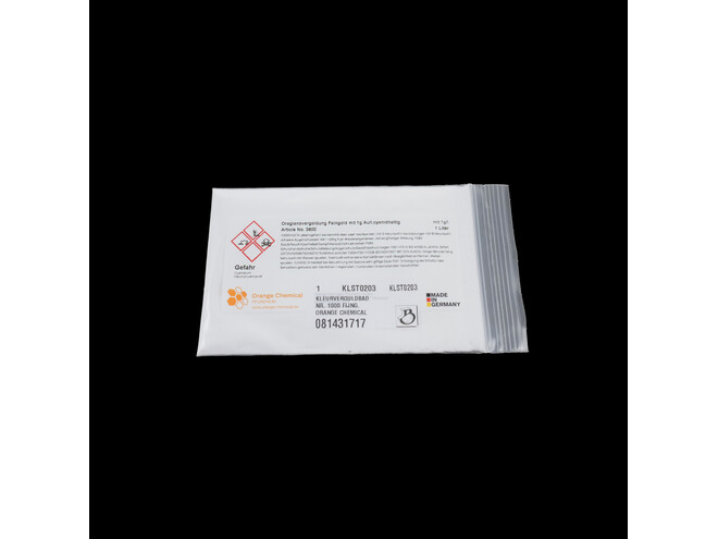 Bain de colorisation or fin Orange Chemical