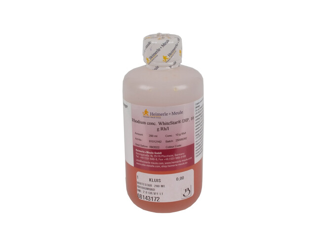 BAIN DE RHODIUM WHITESTAR 200 ML