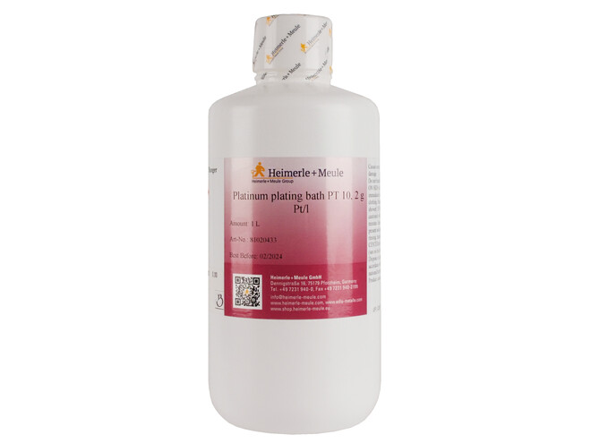 BAIN DE PLATINE 1L.-2GR. DE PLATINE