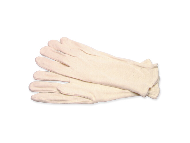PAIRE DE GANTS D'ETALAGE ECRU