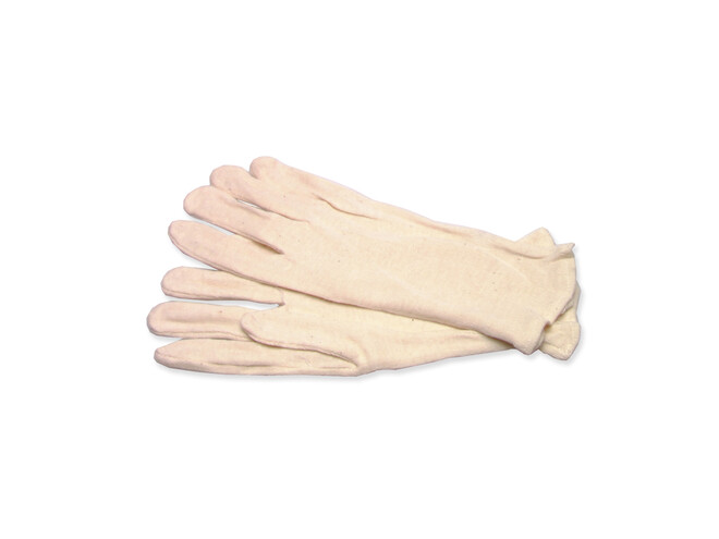 Etalage handschoen wit per paar