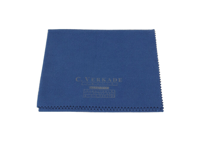 CHIFFON MICROFIBRE BLEU FONCE AVEC IMPRESSION