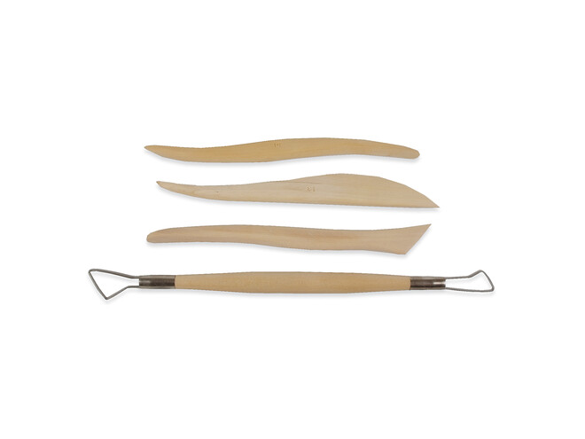 SPATULES A SCULPTER + 1 MIRETTE