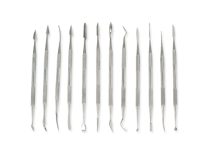 SET DE 12 SPATULES A MODELER
