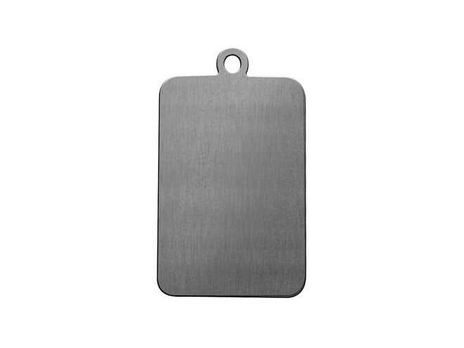 PENDENTIF ACIER NUMÉRO 3